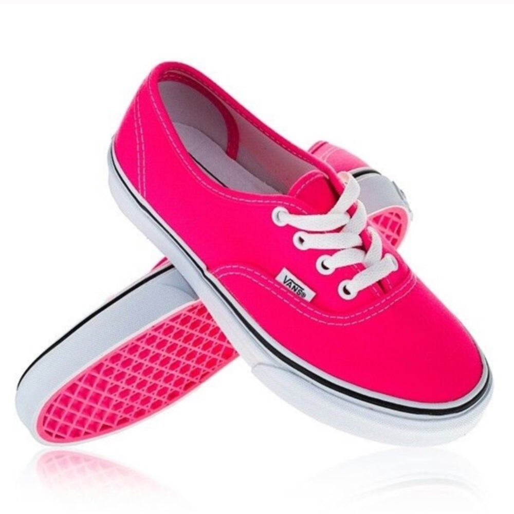 Neon pink vans
